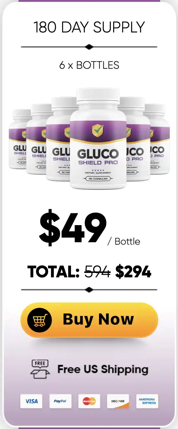 gluco shield pro six bottles pack